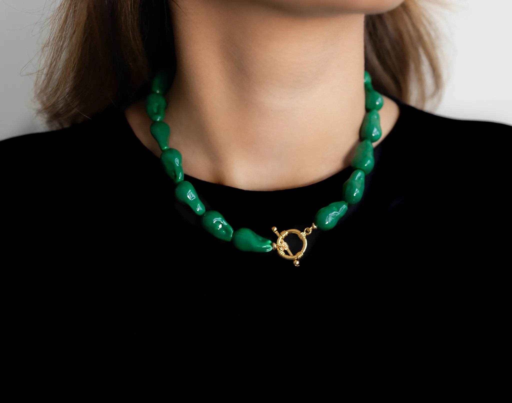 Miami green necklace - groene ketting dames